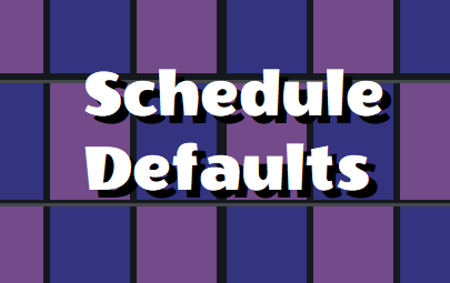[Obsolete] Schedule Defaults mod preview for RimWorld