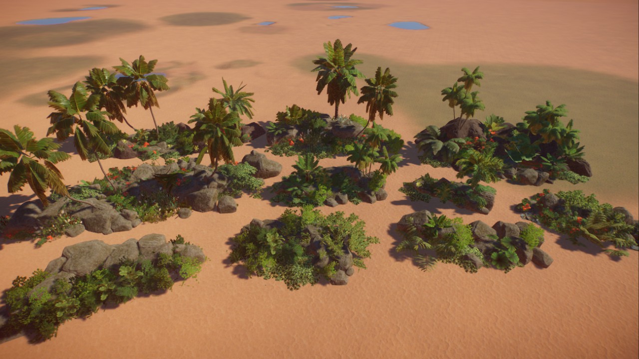 rock/ stone formations 10 pieces, tropical style, Felsen/Steinformationen 10 Stück im tropischen Stil
