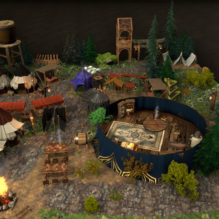 Tent-town