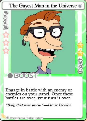 Drew Pickles card over Ambush