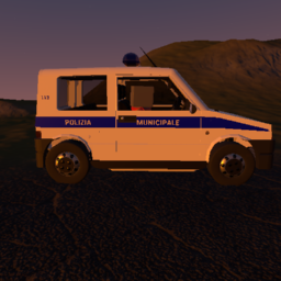 FIAT CINQUECENTO 900 SLOp POLIZIA MUNICIPALE (Local Police)