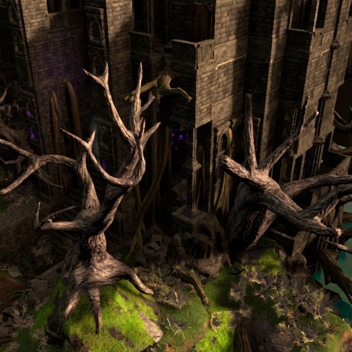TAINTED TOWER - SEAT OF A DEMONIC CULT - LVL2 / lower part