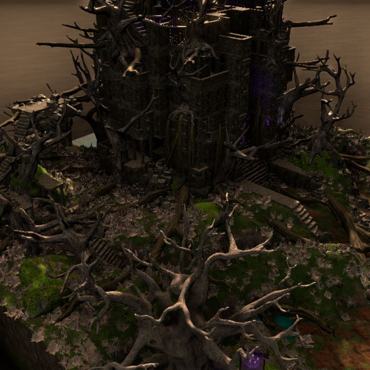 TAINTED TOWER - SEAT OF A DEMONIC CULT - LVL3 / lower part
