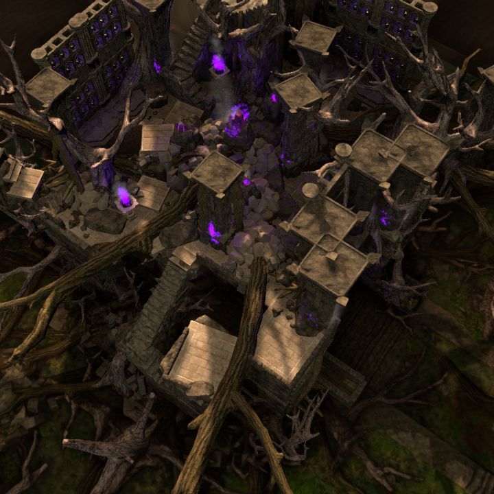TAINTED TOWER - SEAT OF A DEMONIC CULT - LVL4 / upper part