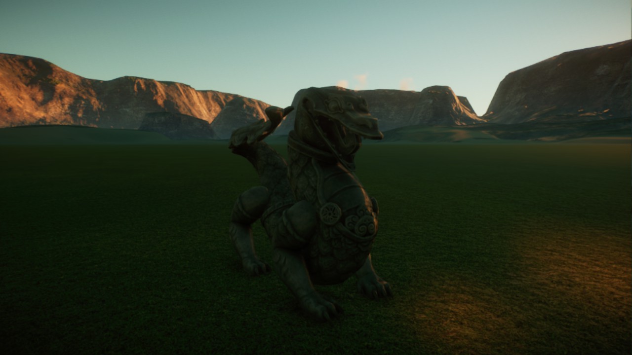 ASIAN WATER MONITOR STATUE preview