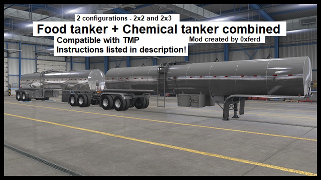 Food tanker + Chemical Tanker combined | TMP compatible | by 0xferd