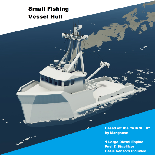 Small Fishing Vessel Hull - Free to Use