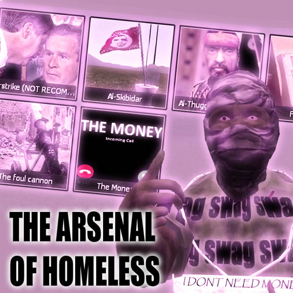 The True Homeless Attacker's Arsenal and More
