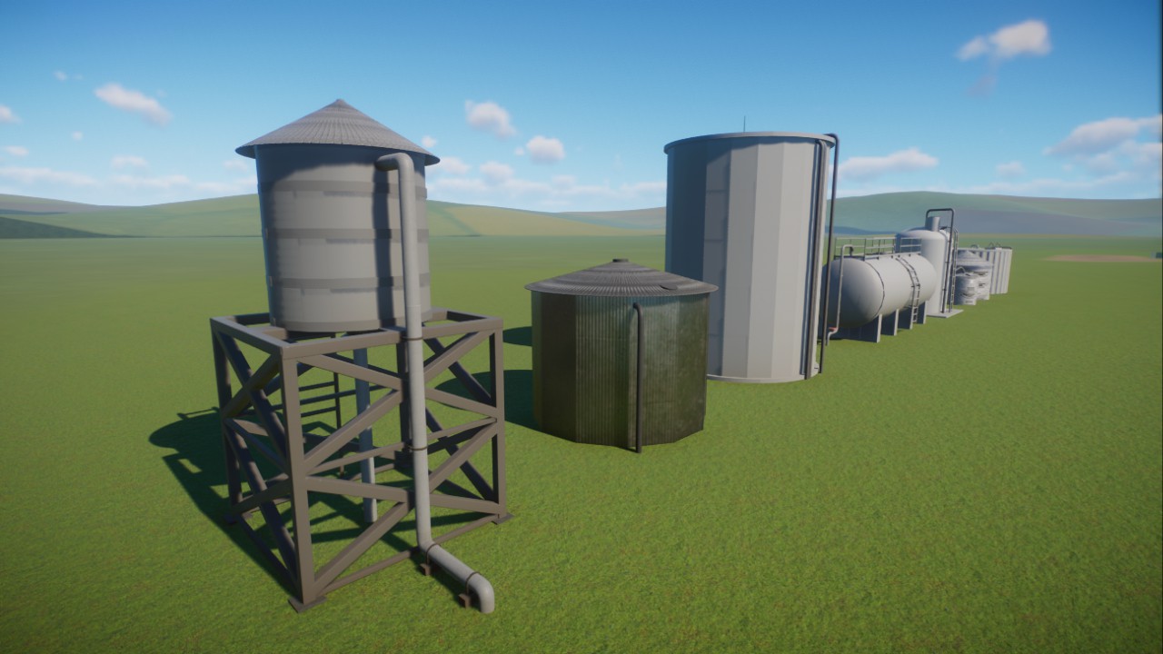 Metal Water Tanks - Backstage Megapack