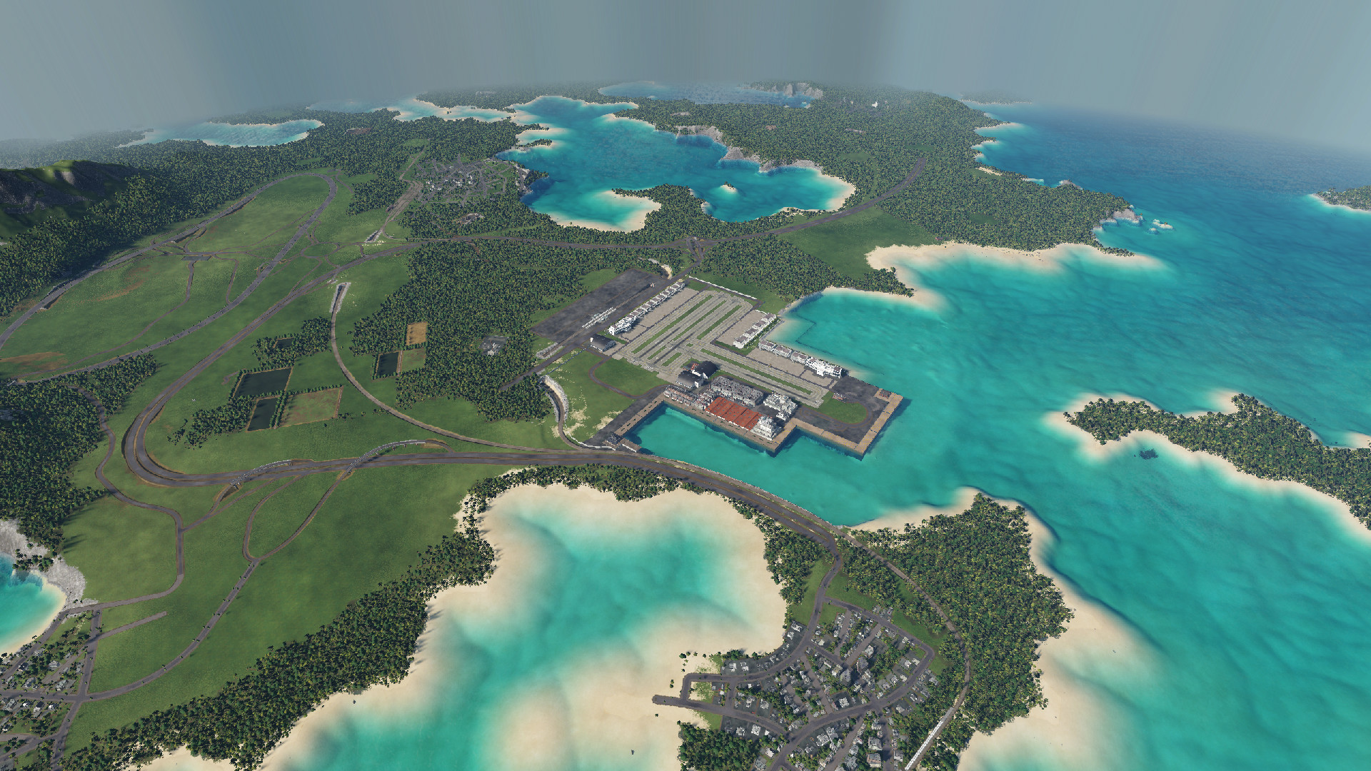 Very Advanced International Airport Worldwide