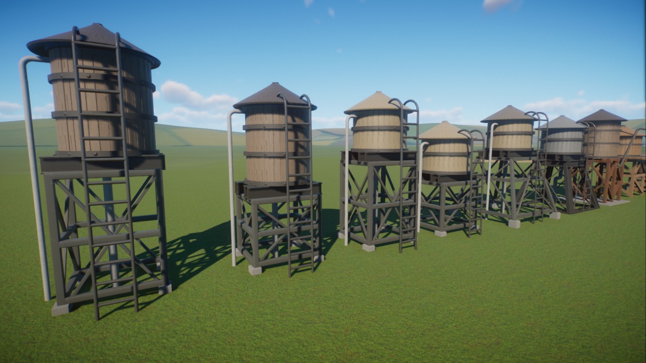 Wooden Water Tanks - Backstage Megapack