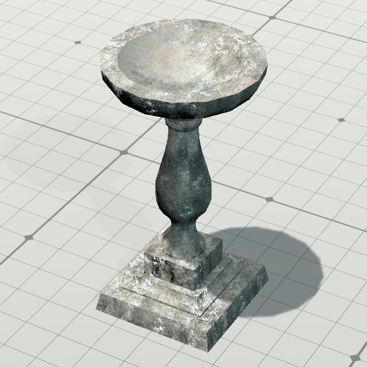 Bird bath (empty)