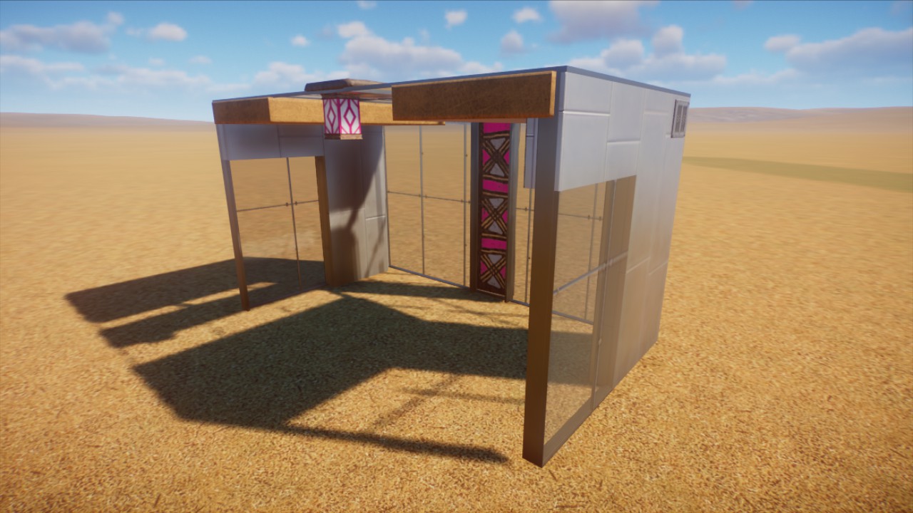 Urban African Animal Talk Seating Shelter