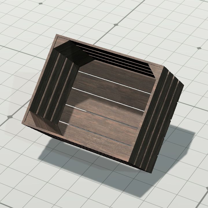 Crate 3 - dark, angle 2