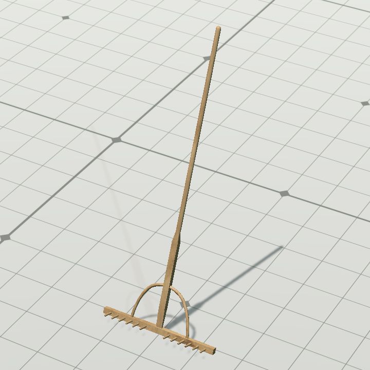 Rake - leaning