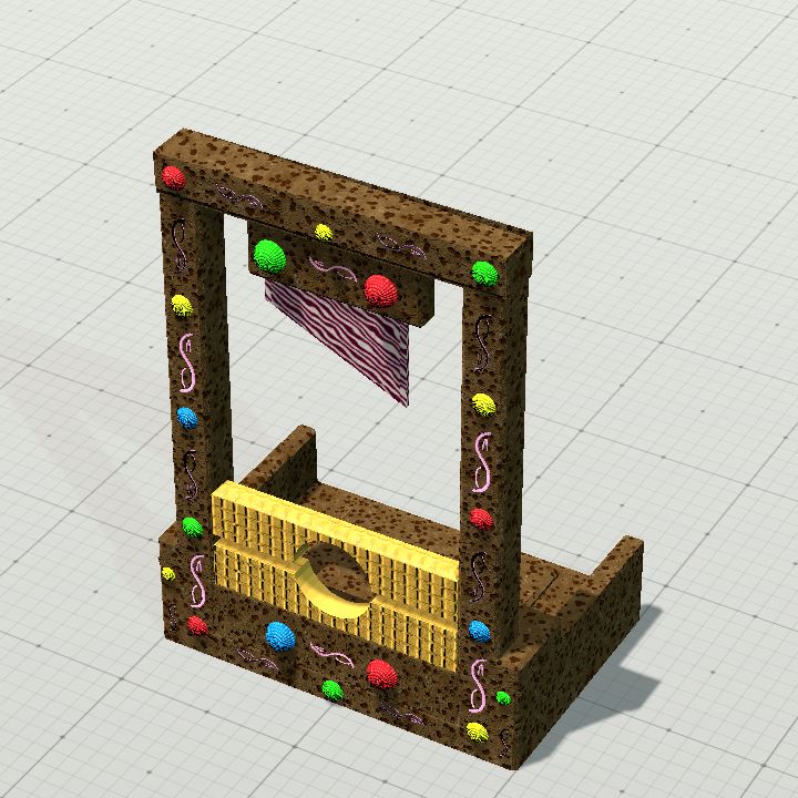 Guillotine cookies & cream - decorated 1