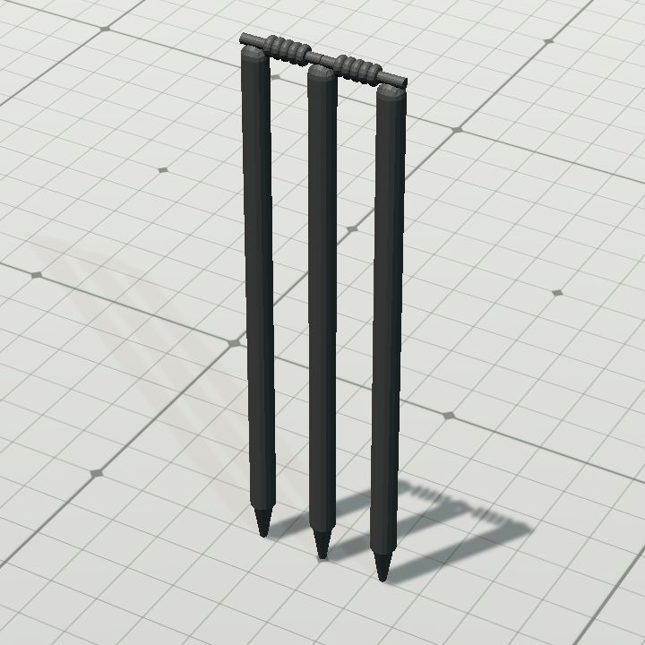 Cricket wicket (stl)