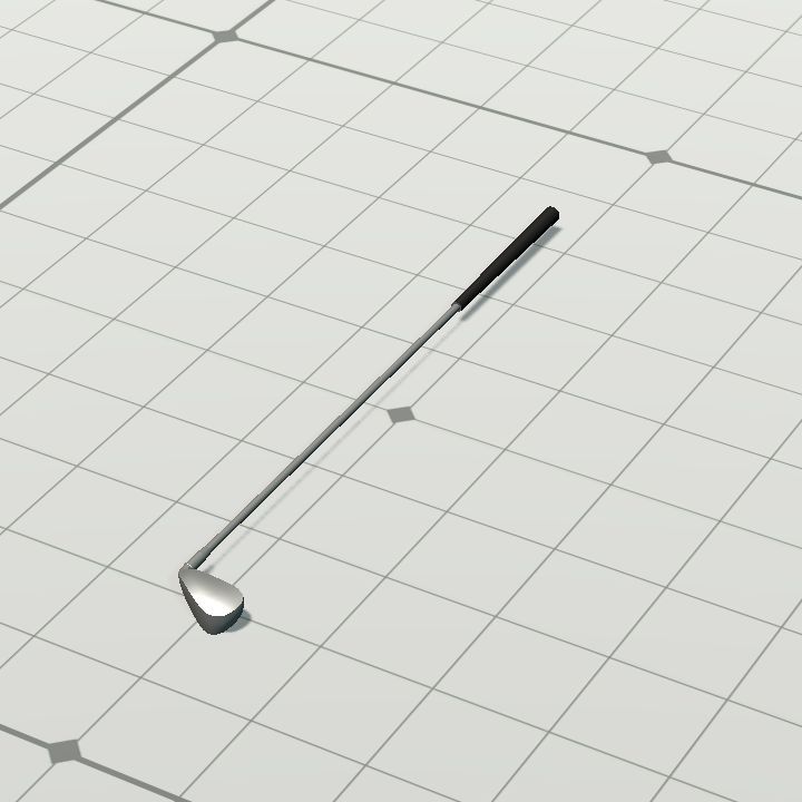 Golf club horizontal