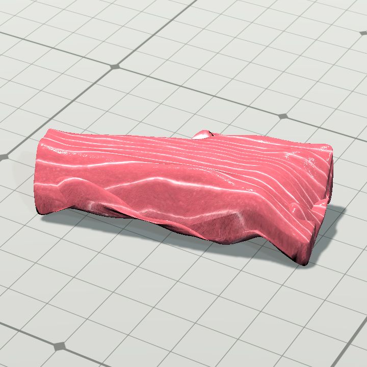 Slices of meat or tuna
