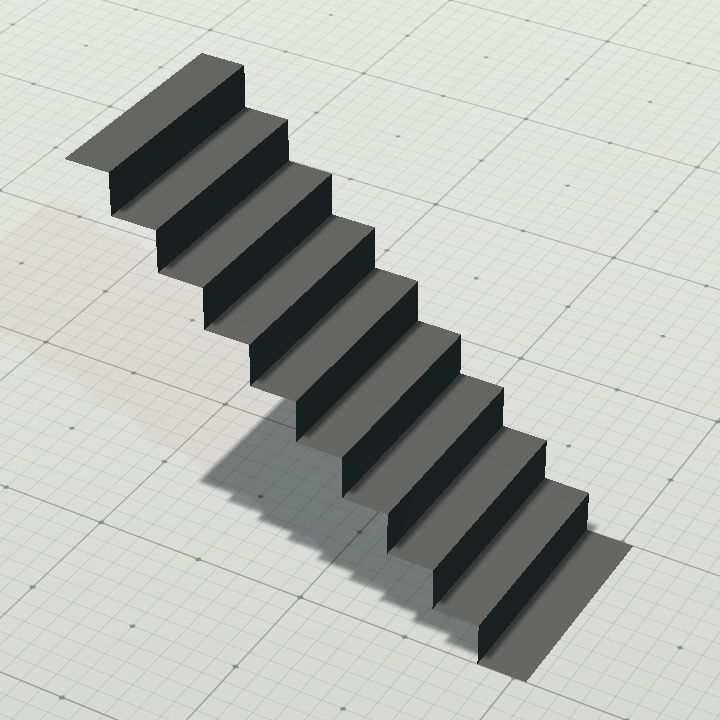 Stair carpet - wide no ends (STL)