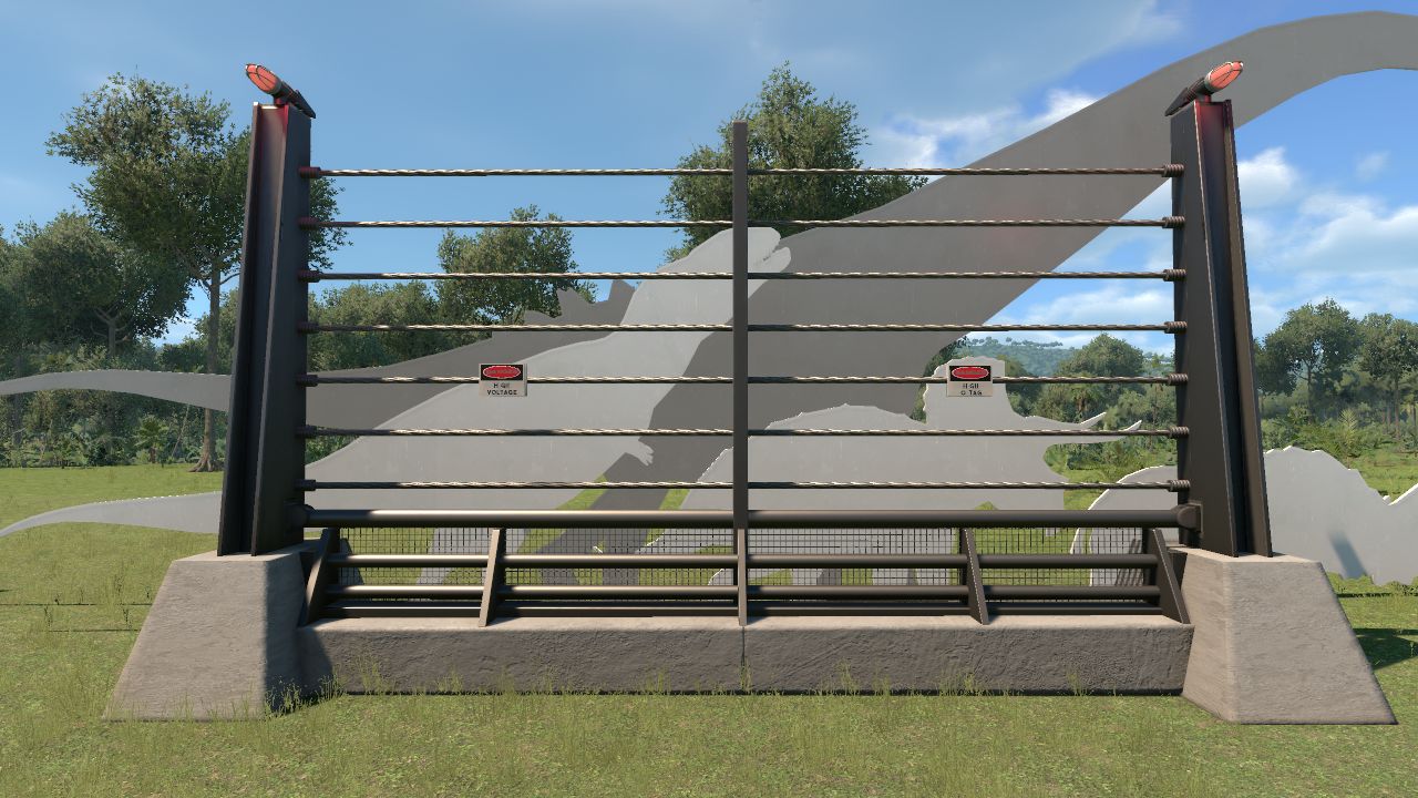 Jurassic Park 6M Fence