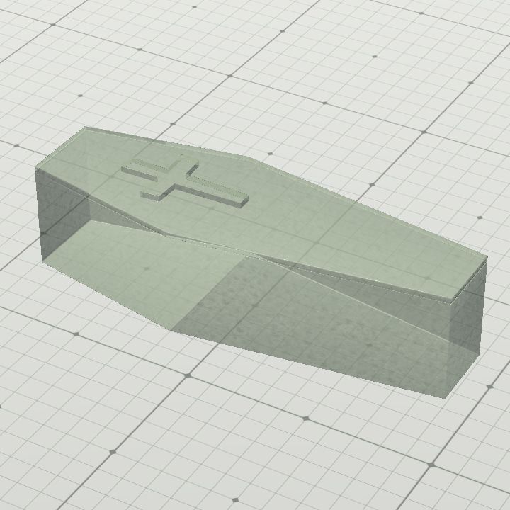 Crystal coffin