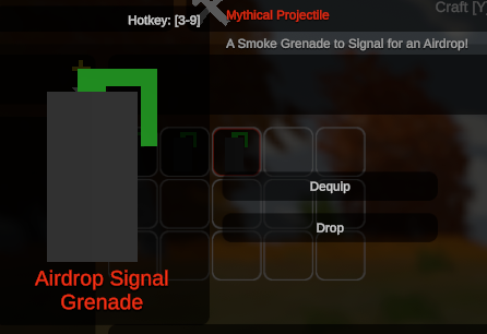 Mythical Airdrop Grenade – Unturned Mod
