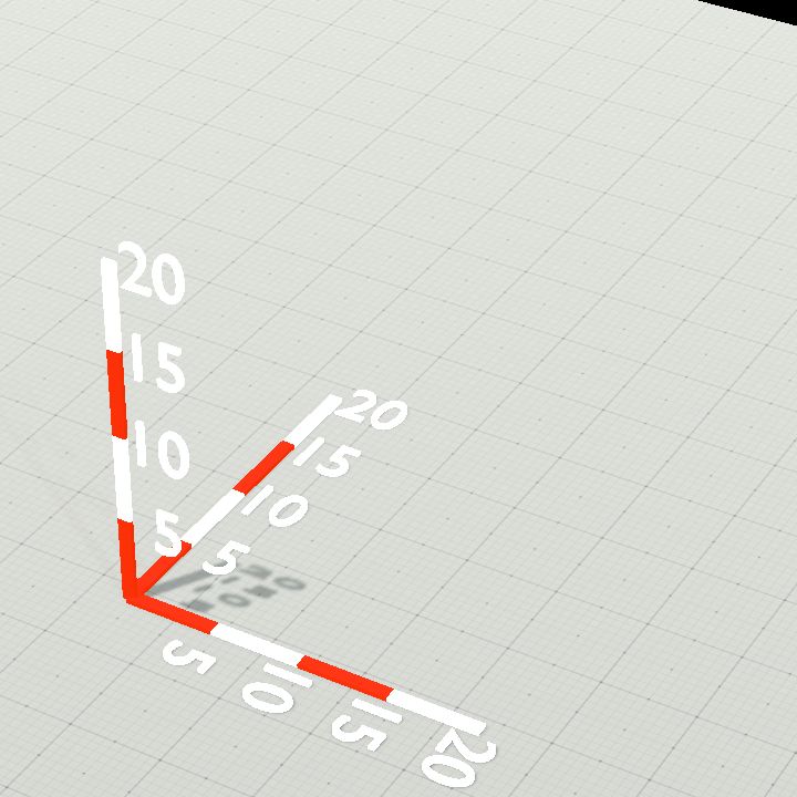 20ft measure - triple axis
