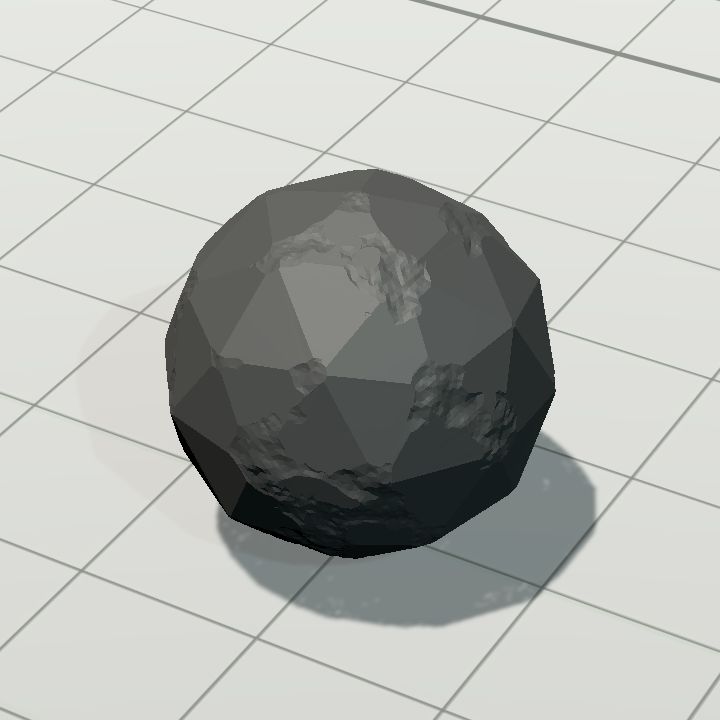 Damaged dice stl