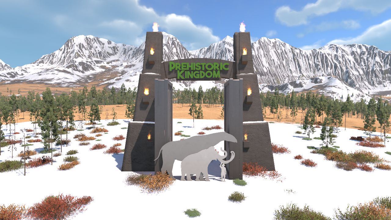 Glacier Park Gate Open [Jurassic Park Builder]