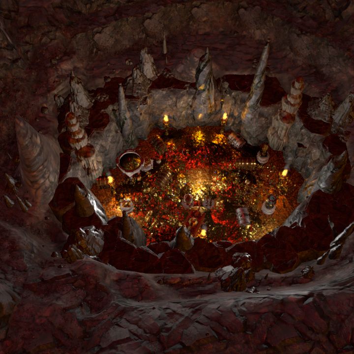 Spider Cave - dragon hoard