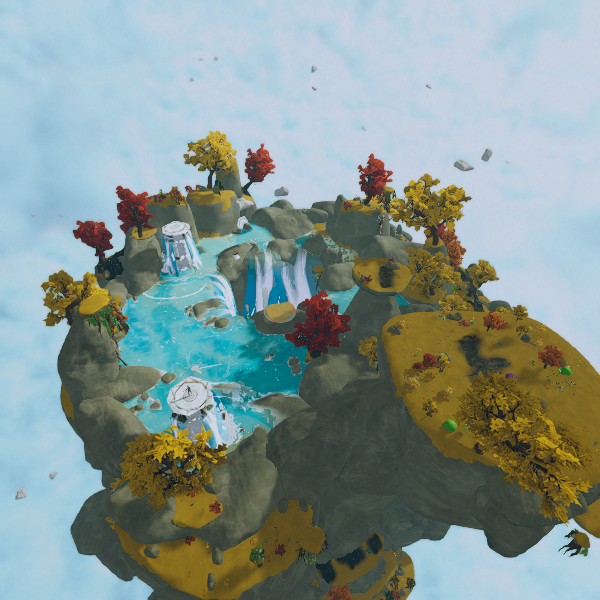Internal Waterfall island Cleaned