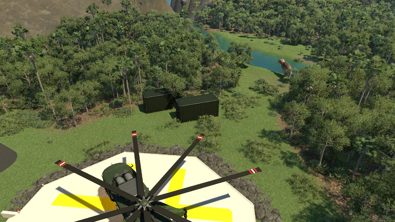 Jurassic Park 1993 Helicopter Pad