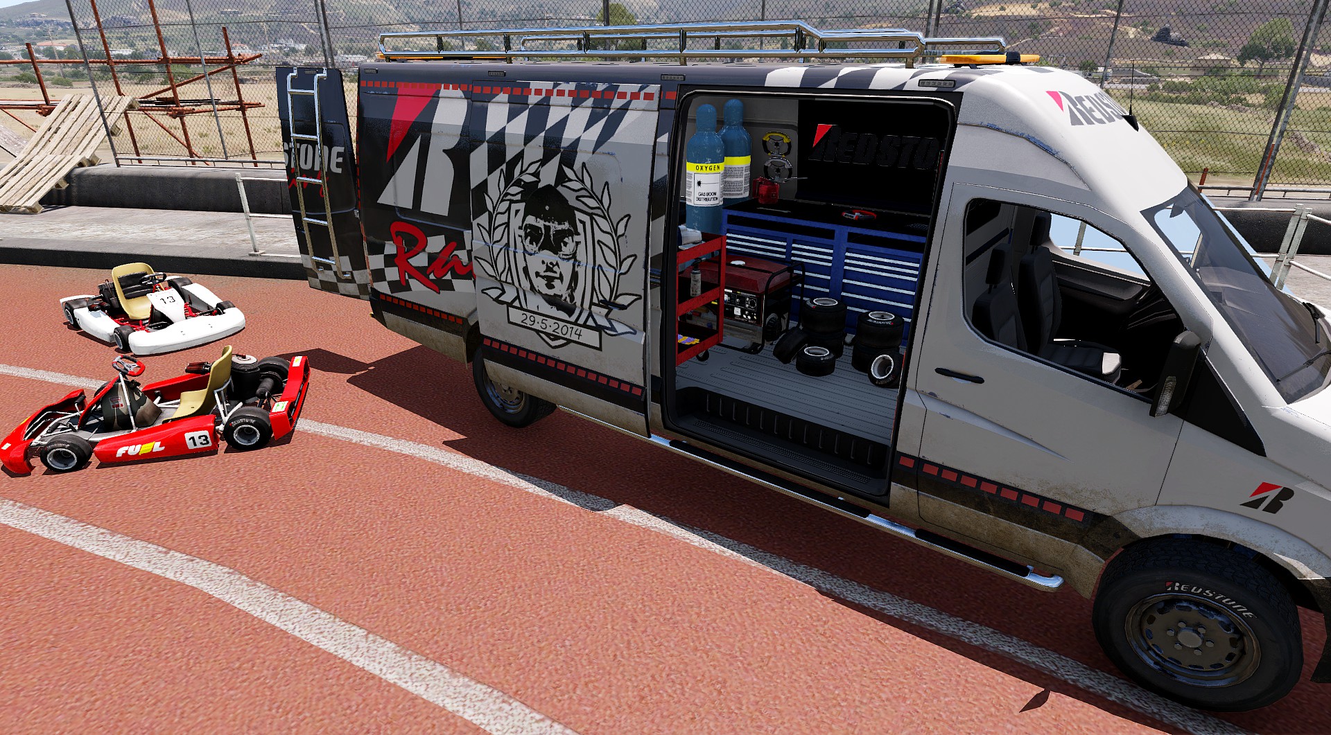 GO-KART RACE VAN