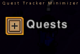 Quest Tracker Minimize Button