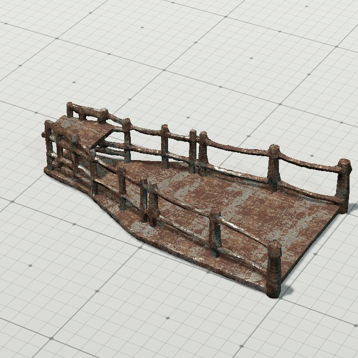 Observation deck - metal heavily rusted