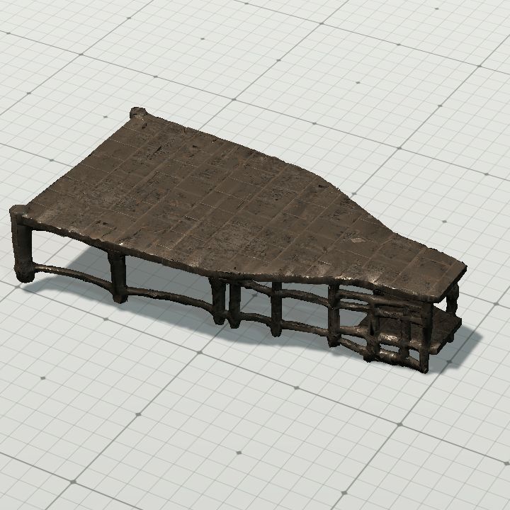 Observation deck flip - metal plate