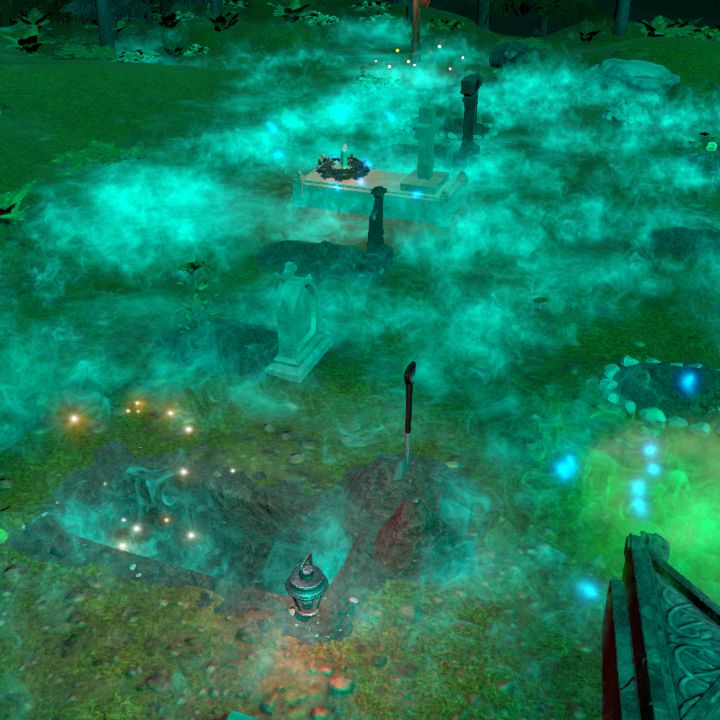Unconsecrated Graveyard, haunted