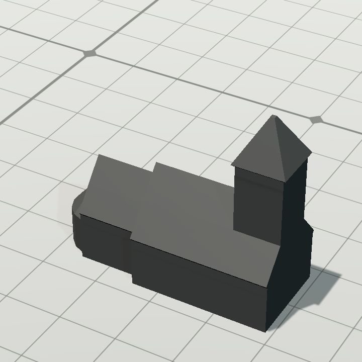 Wooden village - stl 1