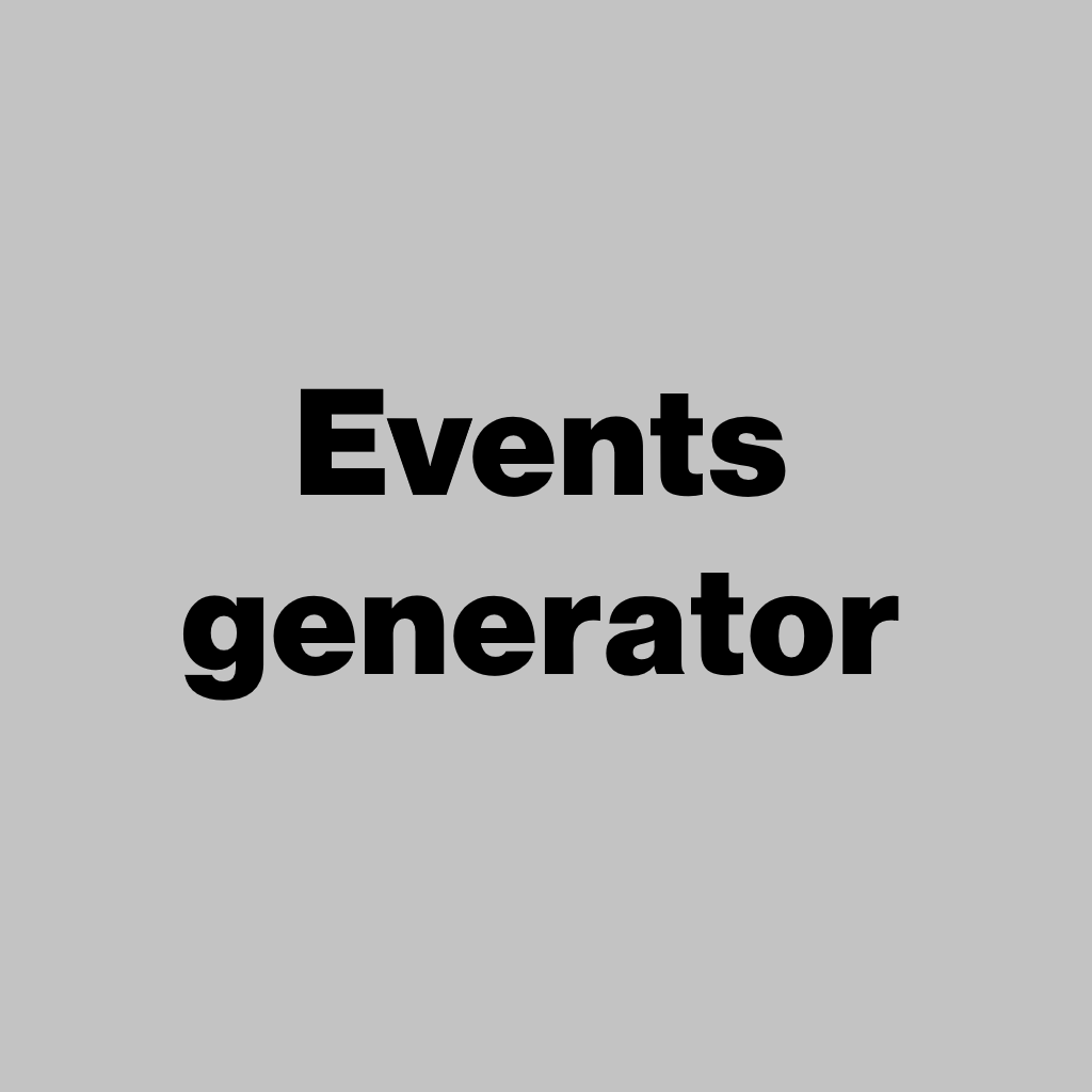 Events generator