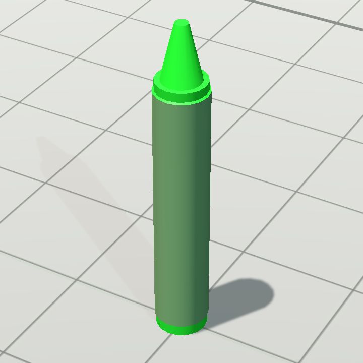 Crayons - green