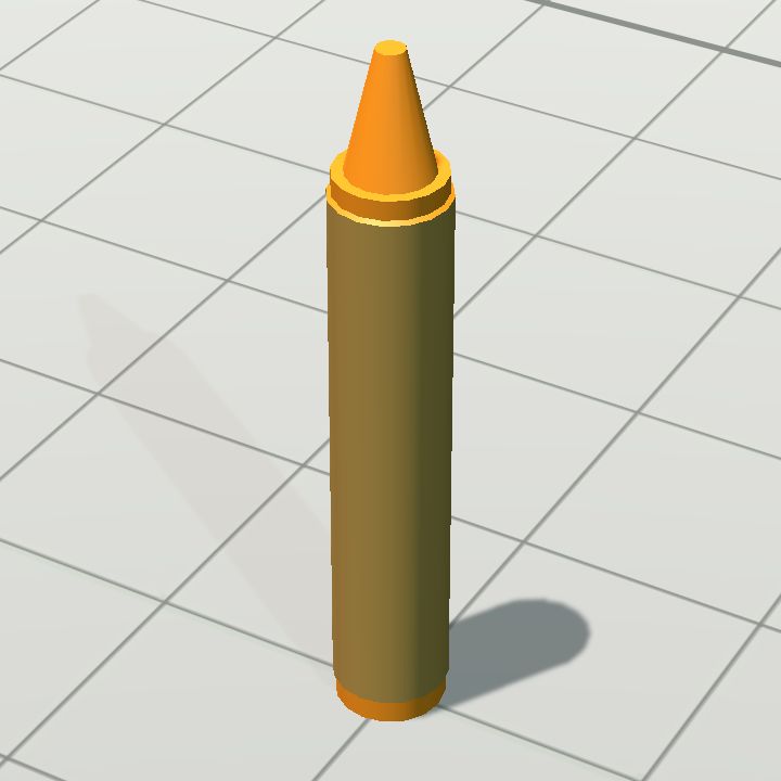 Crayons - orange