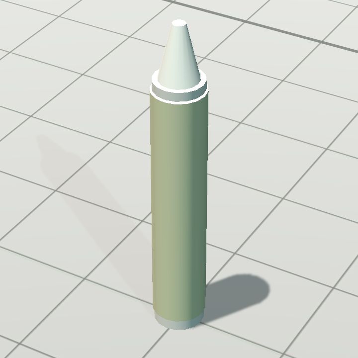 Crayons - white