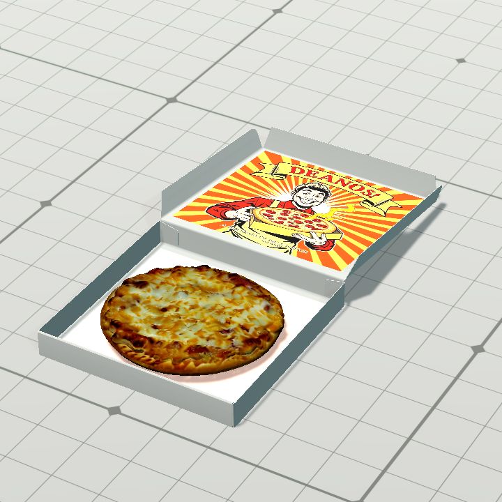 Pizza boxed - cheese