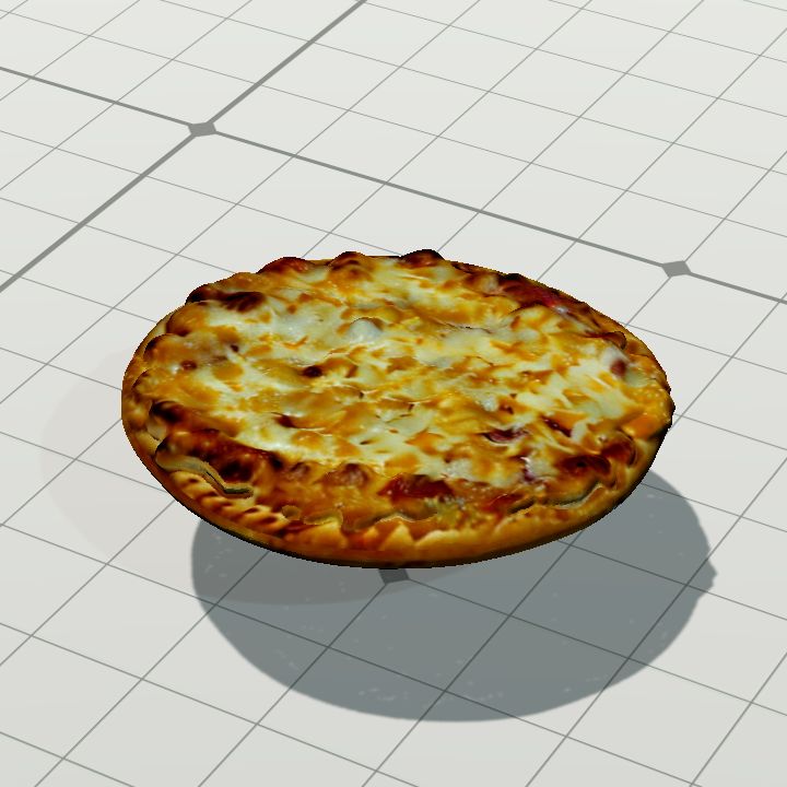 Pizza cheese - flat