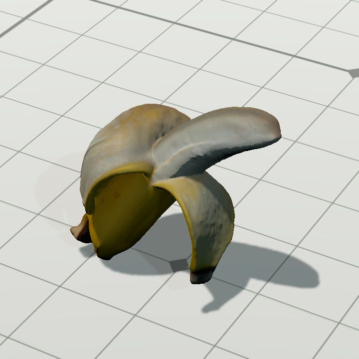 Banana - peeled leaning