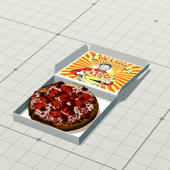 Pizza boxed - pepperoni