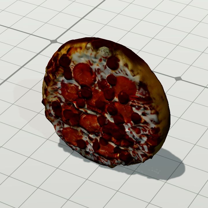 Pizza pepperoni - upright