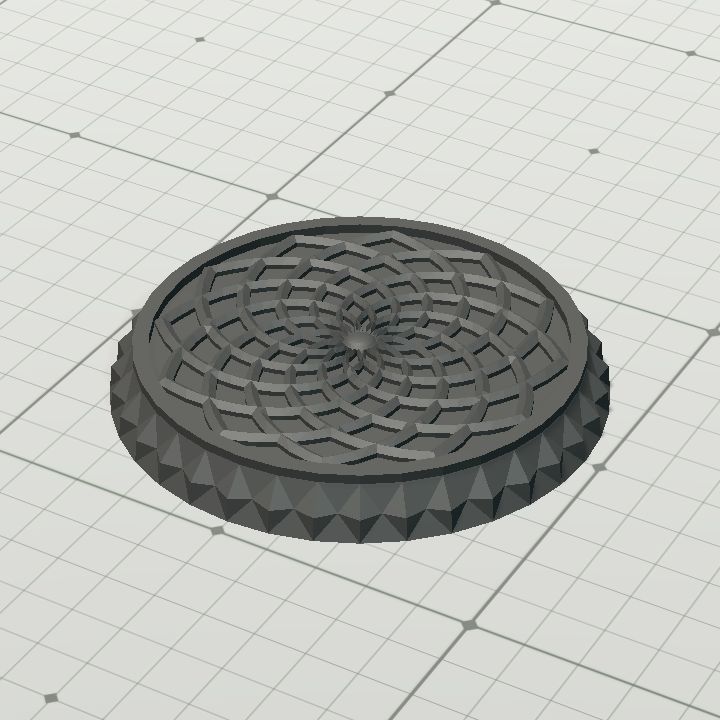 TB08M IC's Geometric Token, Lotus 1x1