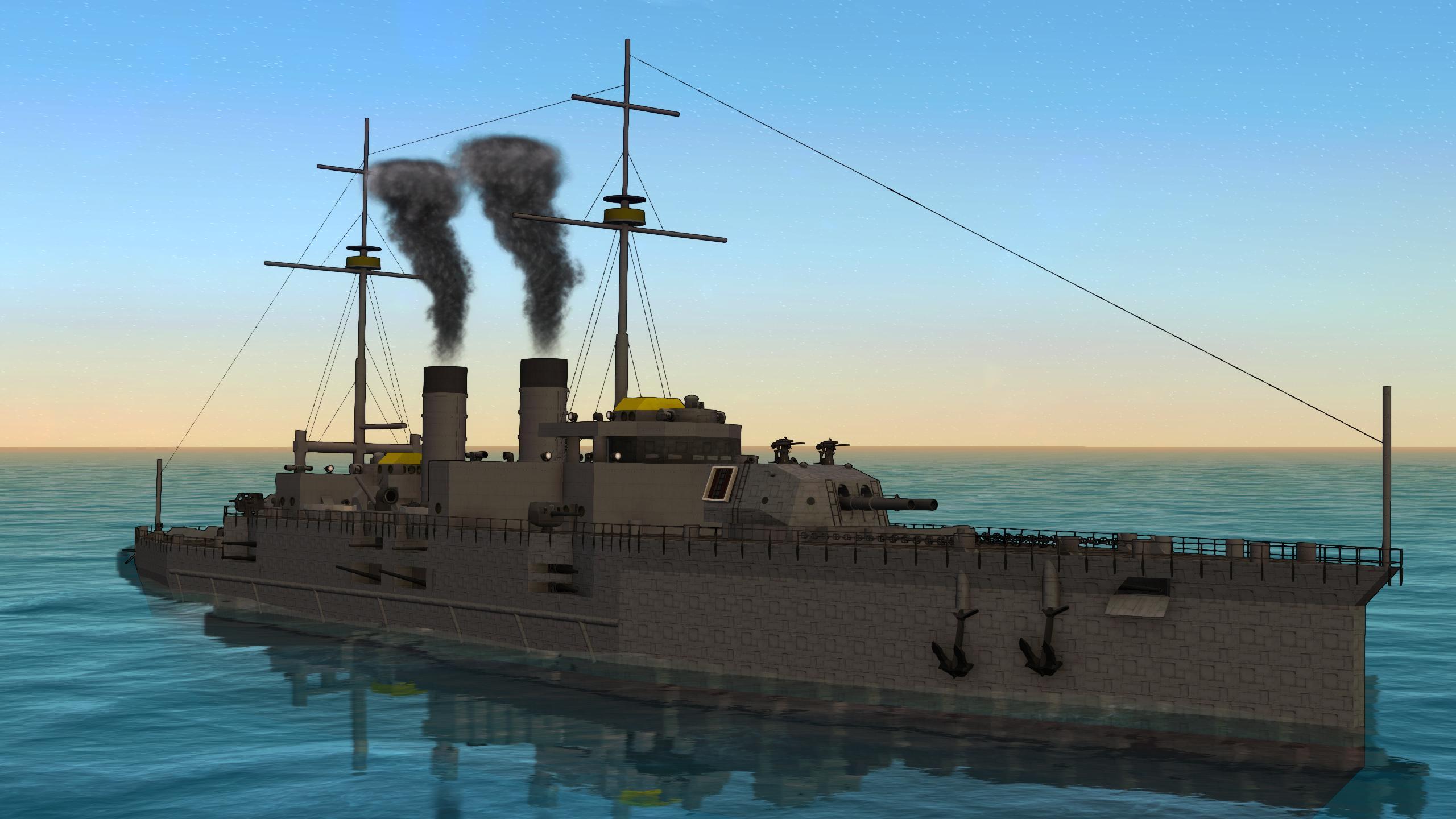 Armored cruiser based of IJN Ikoma